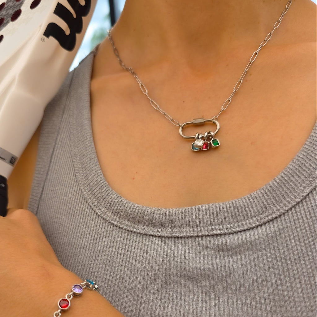 Carabiner Paperclip Necklace