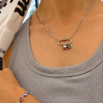 Carabiner Paperclip Necklace