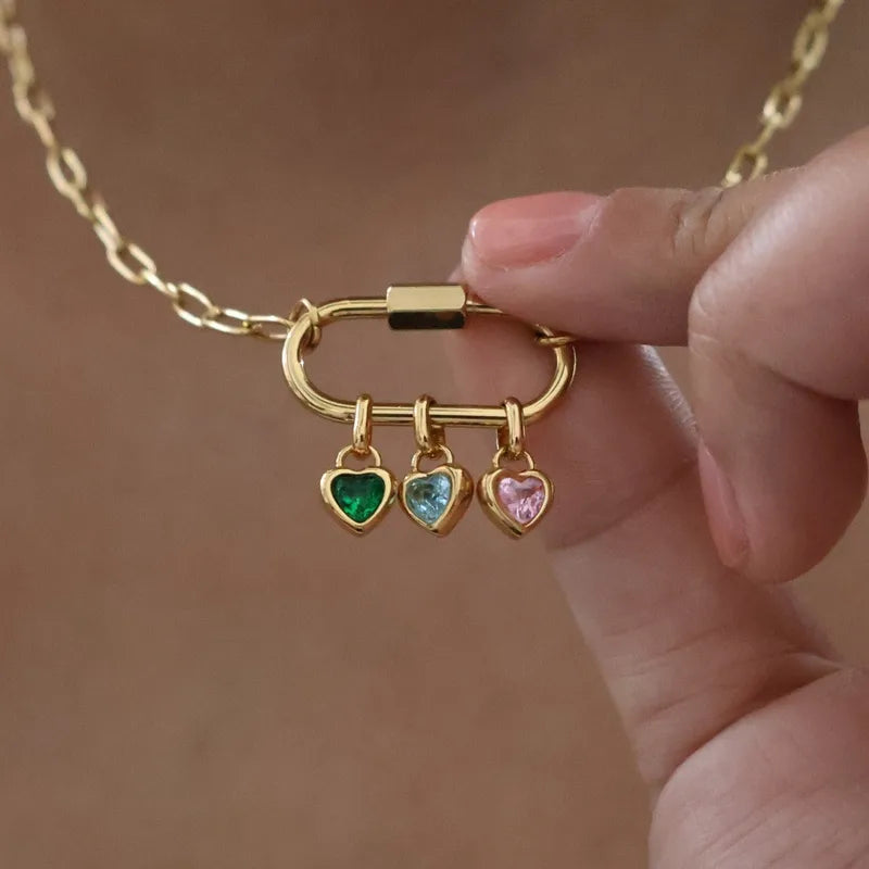 Carabiner Paperclip Necklace