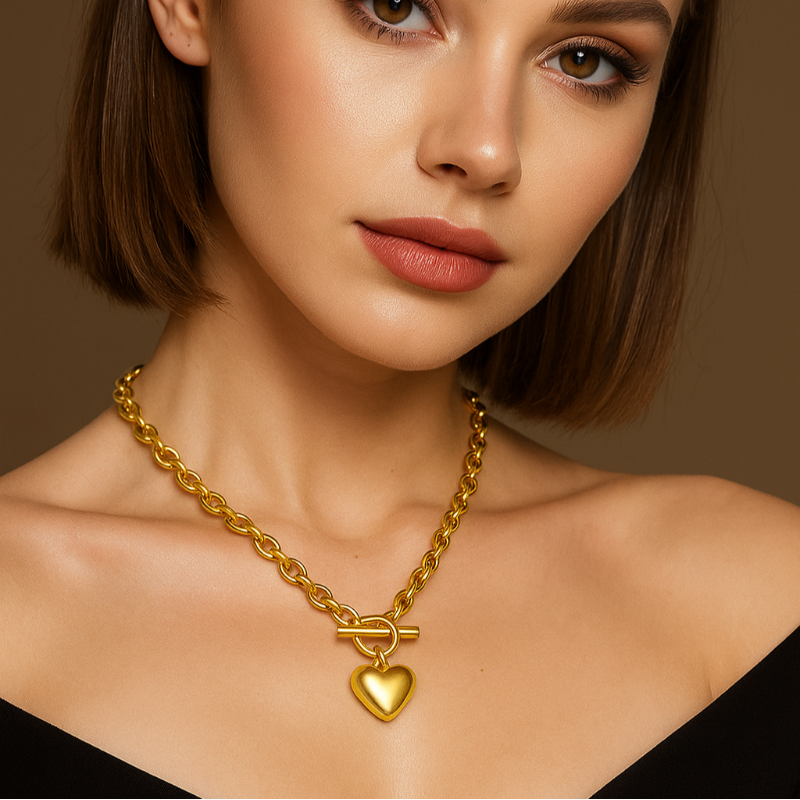 Chunky Heart Necklace