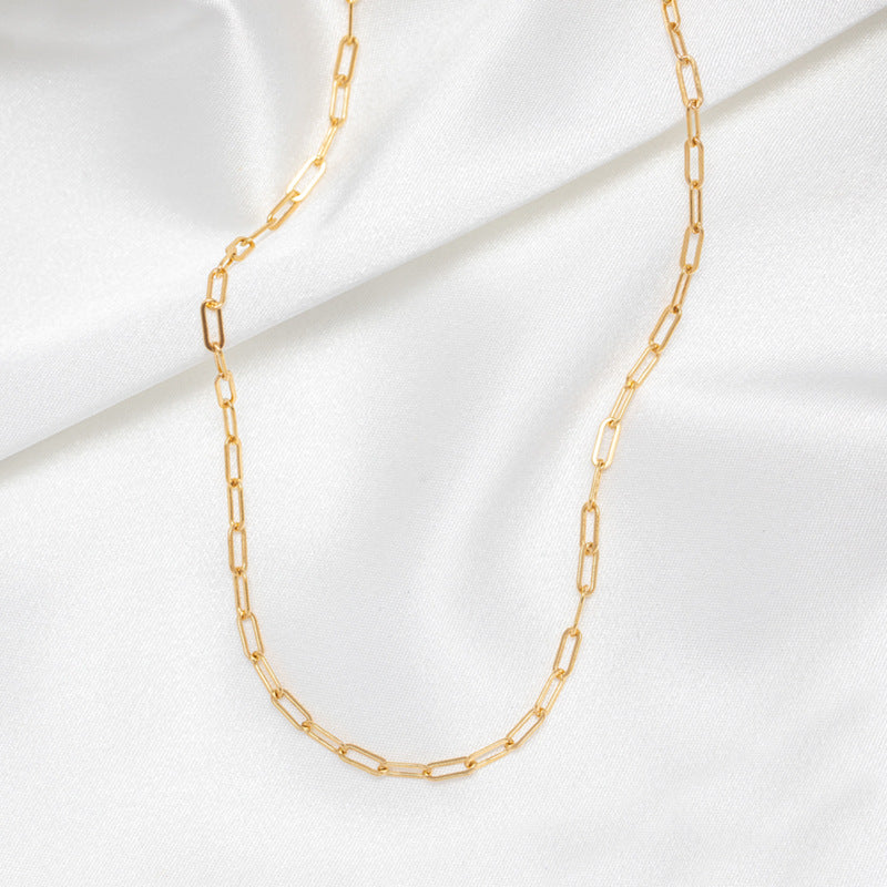 50cm Chunky Paperclip Necklace