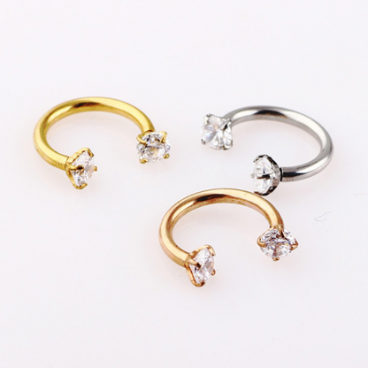 Diamante | Circular Barbell Ring