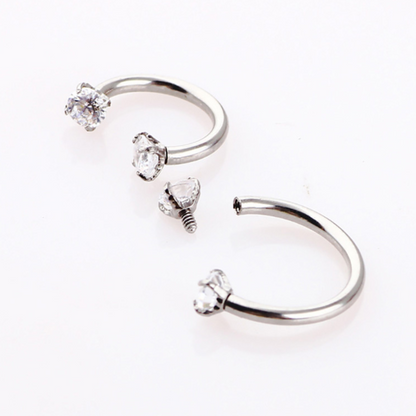 Diamante | Circular Barbell Ring
