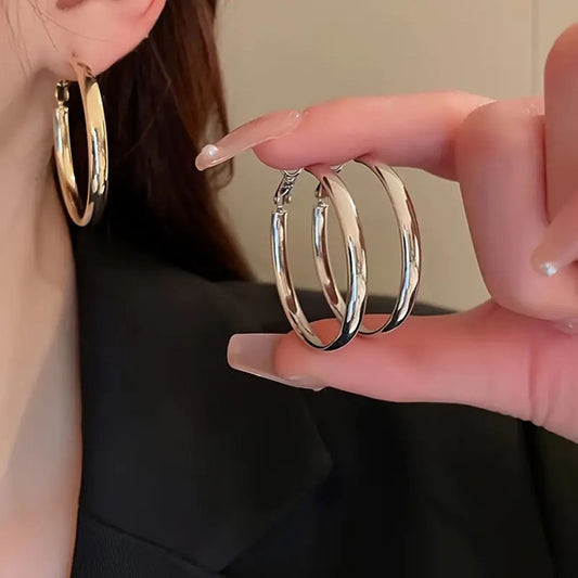 Classic Tube Hoop Earrings