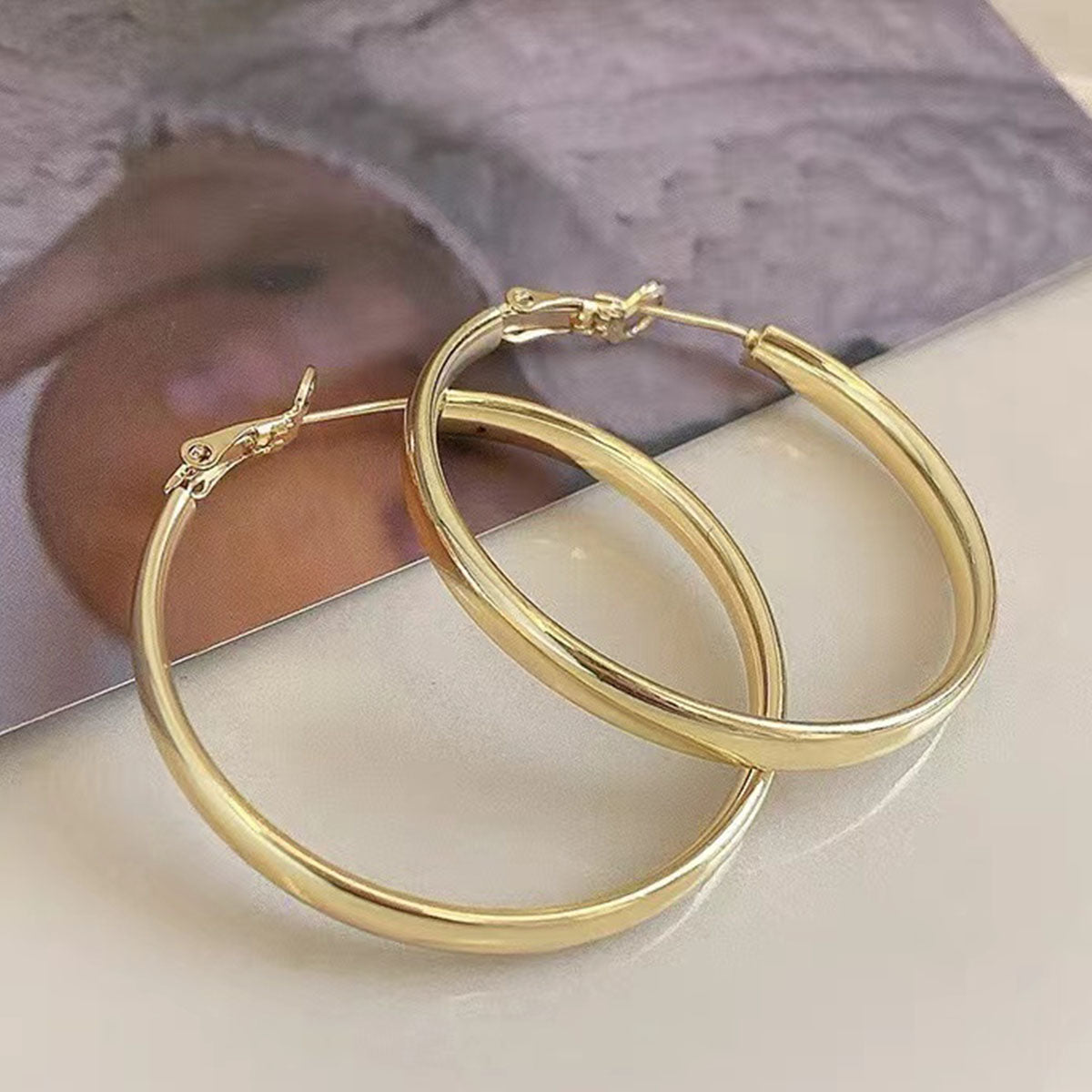 Classic Tube Hoop Earrings