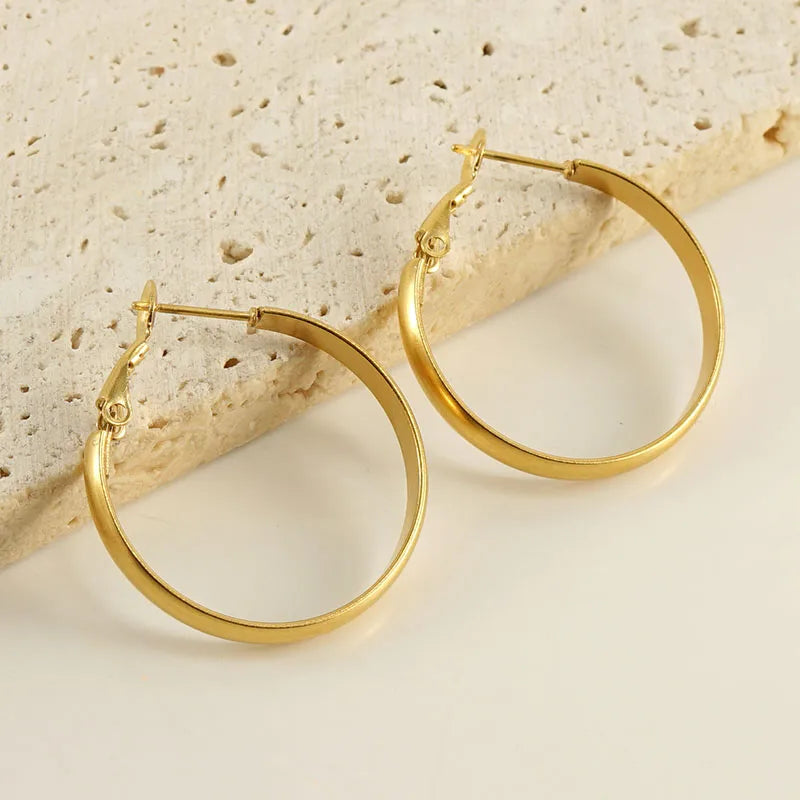 Classic Tube Hoop Earrings