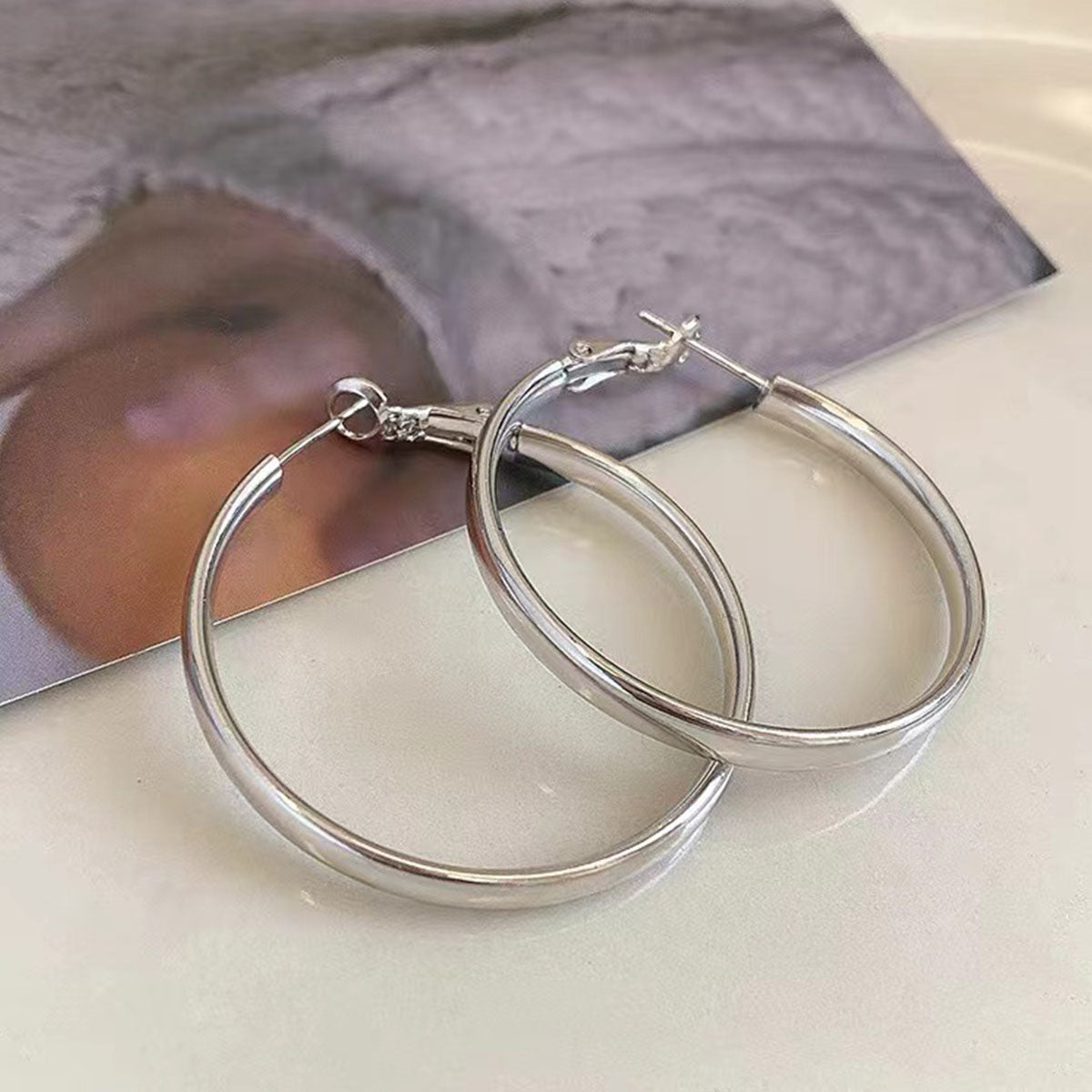 Classic Tube Hoop Earrings