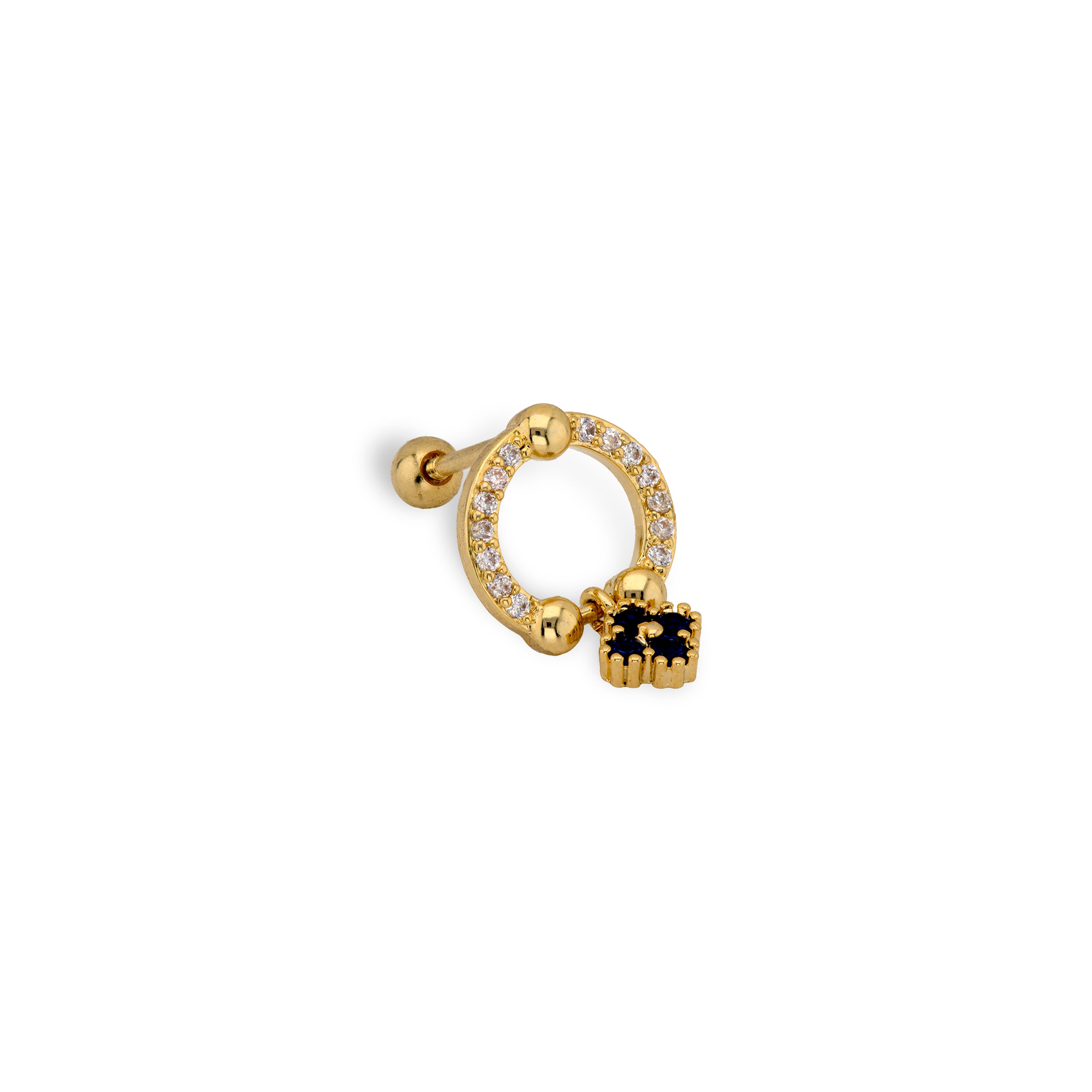 Clover Charm | Screw Ball Stud (1pc single)