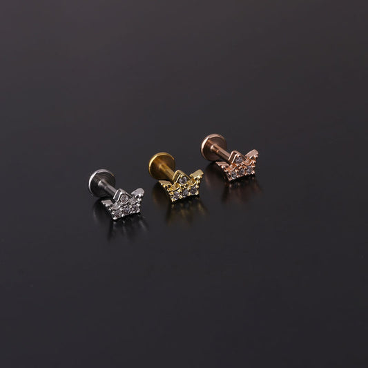 Crown | Flat Back Stud (1pc single)