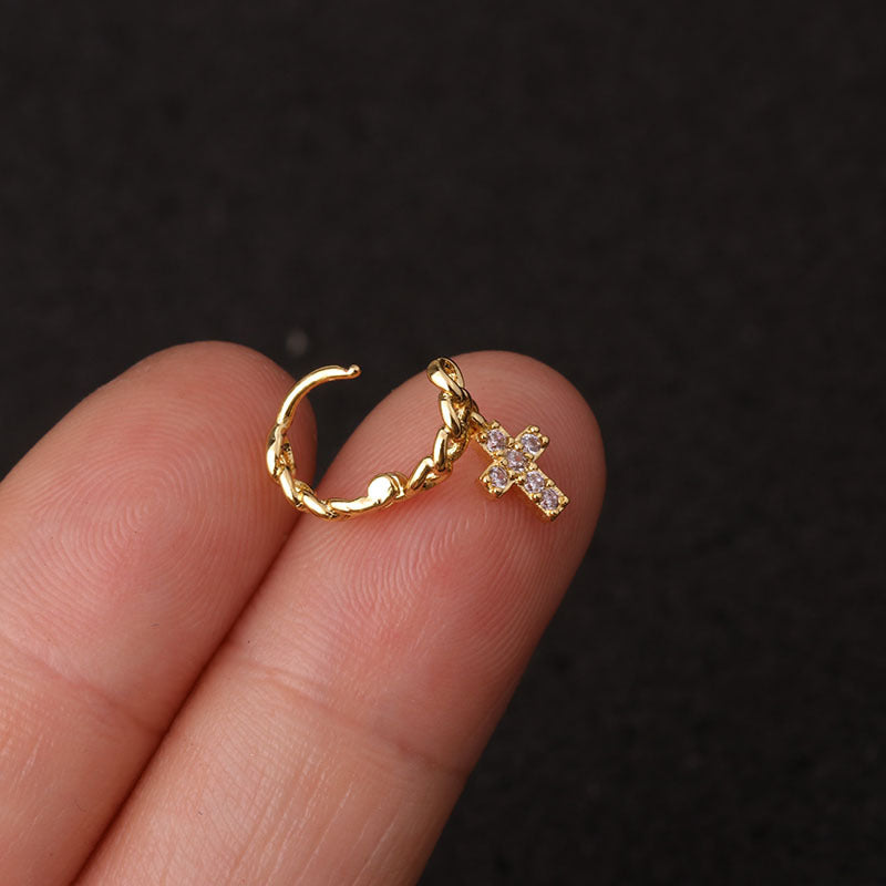 6mm Dangling Cross | Snuggie