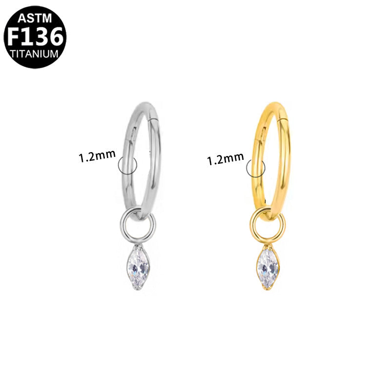 Marquise | G23 Titanium Piercing Charm