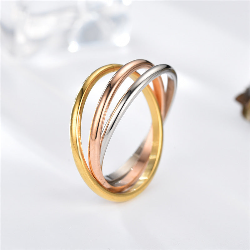 Eternal Ring in Silver, Gold and Rose Gold