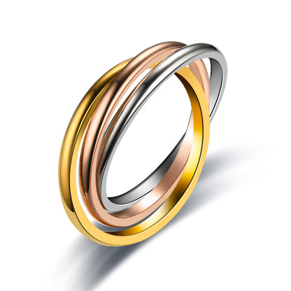 Eternal Ring in Silver, Gold and Rose Gold