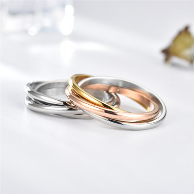 Eternal Ring in Silver, Gold and Rose Gold