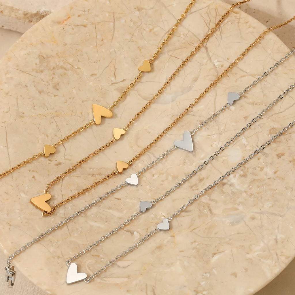 Fine Heart Anklet