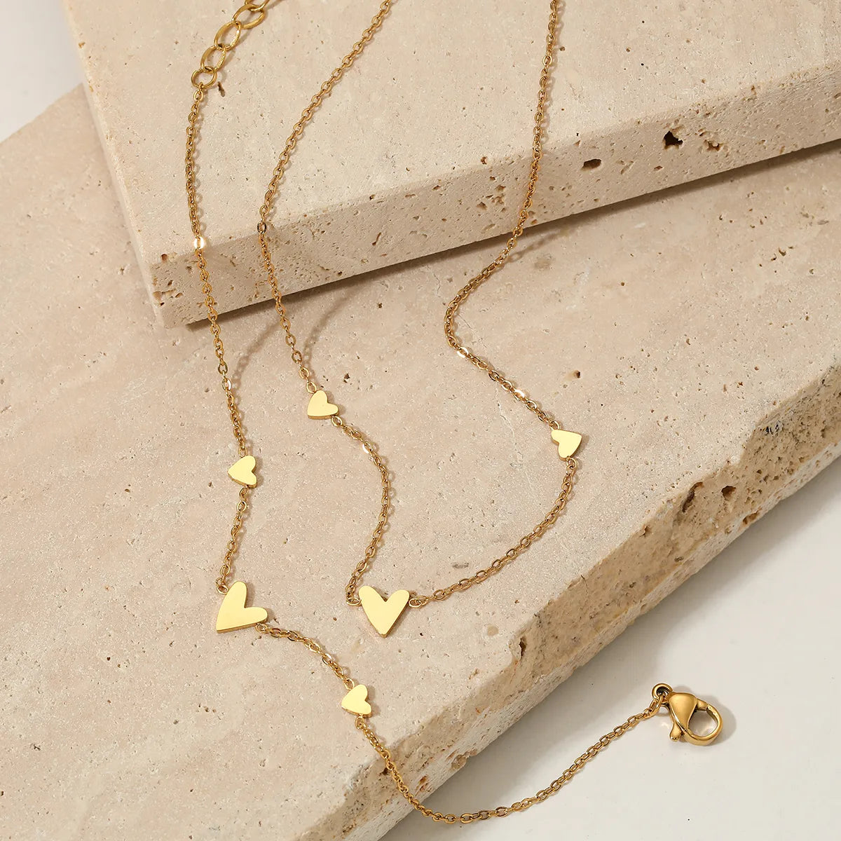 Fine Heart Anklet