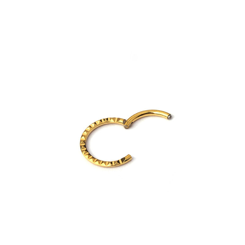 1.2mm Geometric | G23 Titanium Seamless Clicker Ring 16G Gauge