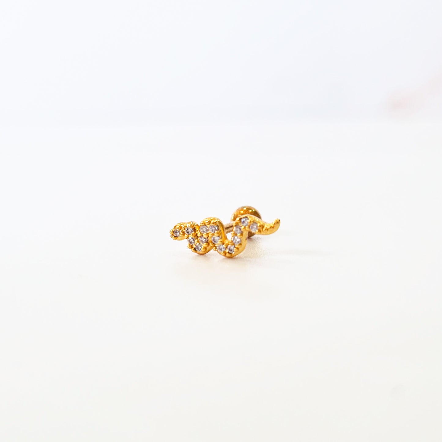 Glitter Snake | Screw Ball Stud (1pc single)