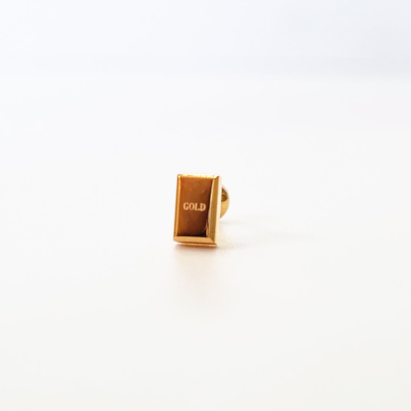 Gold Bar | Screw Ball Stud