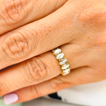 Oval Full Eternity Ring
