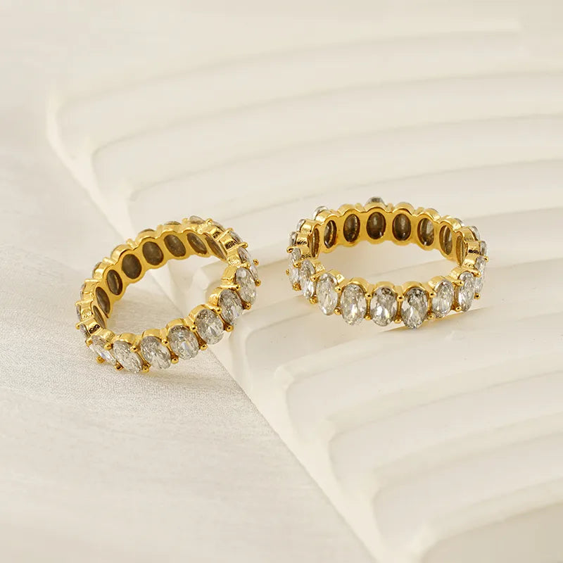 Oval Full Eternity Ring