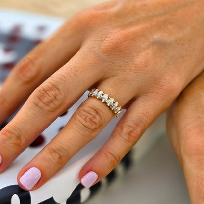 Oval Full Eternity Ring