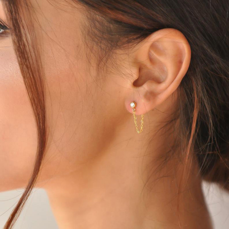 Asymmetric Chain Studs