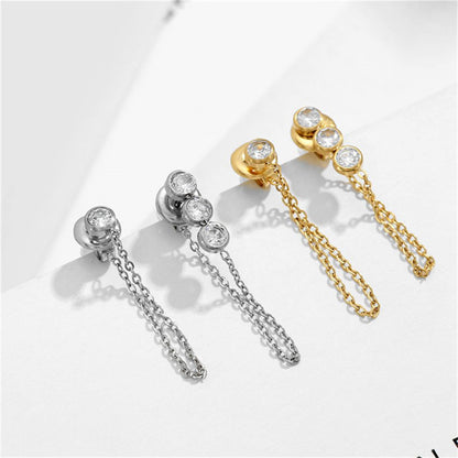Asymmetric Chain Studs