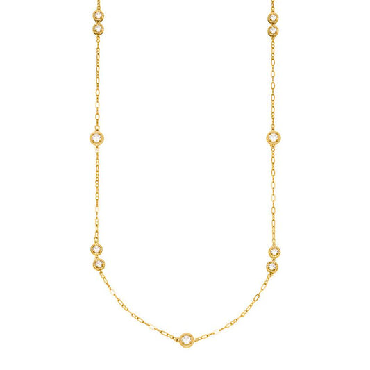 82cm Halo Long Necklace