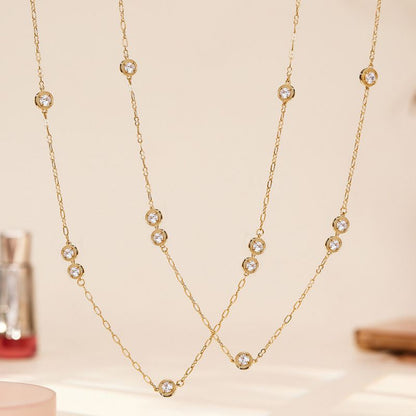 82cm Halo Long Necklace