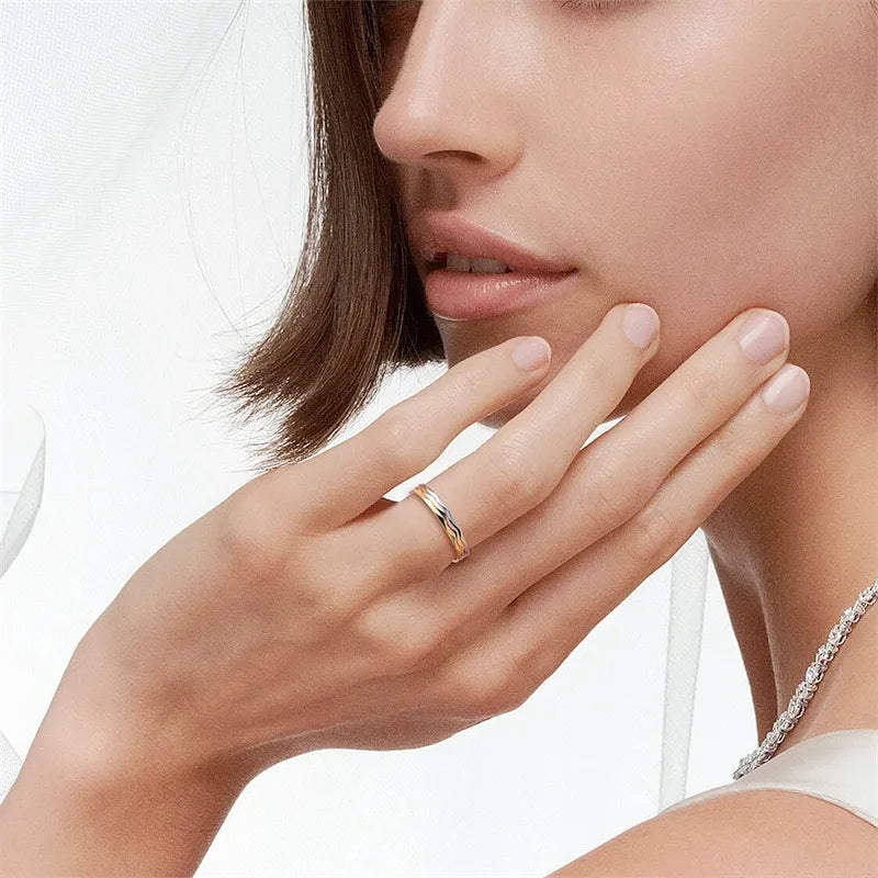 Hammered Stack Ring