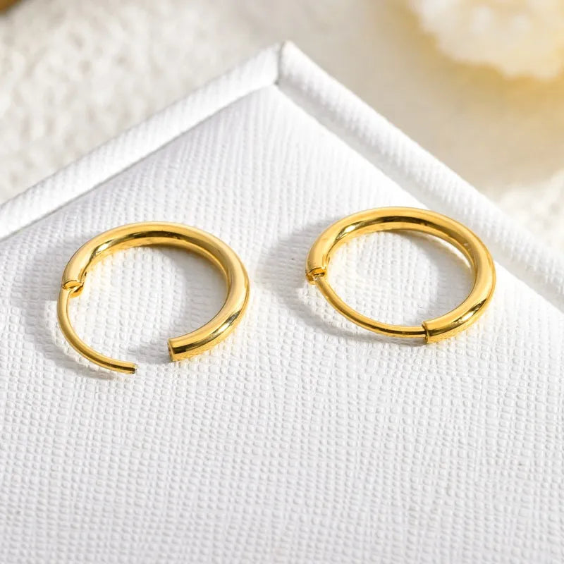 Waterproof Hoop Earring Set