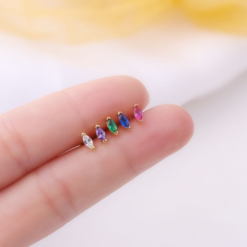 Colour Marquise | Screw Ball Stud
