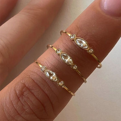 Marquise Skinny Ring