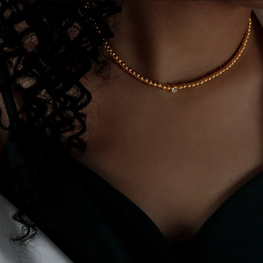 Modern Tennis Necklace