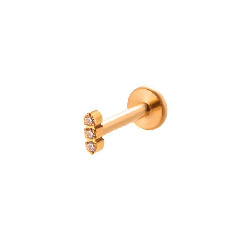 Pixel | G23 Titanium Flat Back Stud