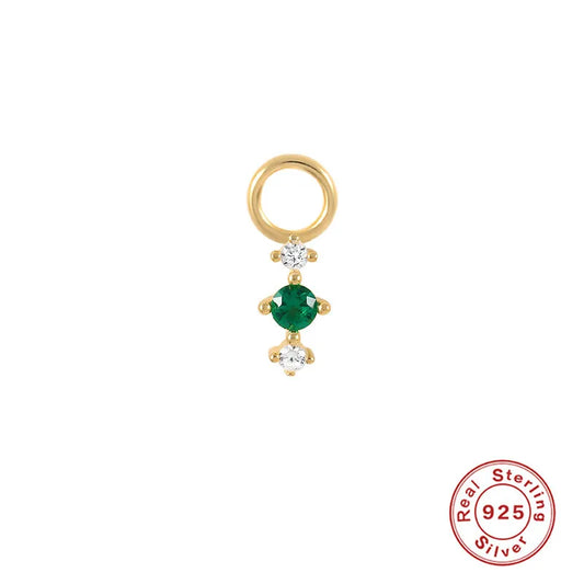 Green Dream | Sterling Silver Earring Charm