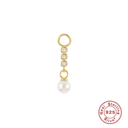Pearl Bella | Sterling Silver Earring Charm