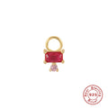 Pink Cake  | Sterling Silver Earring Charm