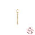 Tennis | Sterling Silver Earring Charm