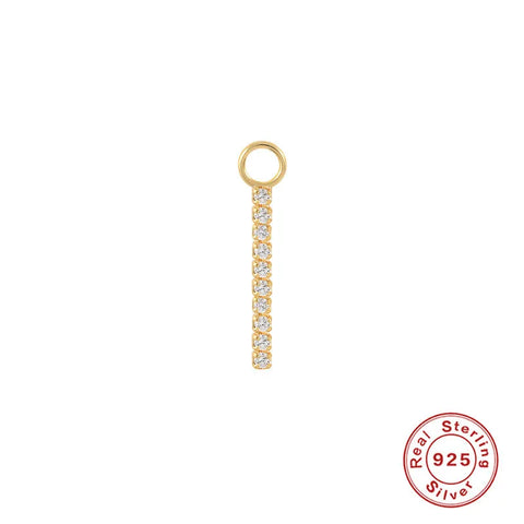 Tennis | Sterling Silver Earring Charm