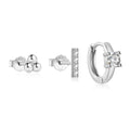 Mod Sterling Silver Earring Set