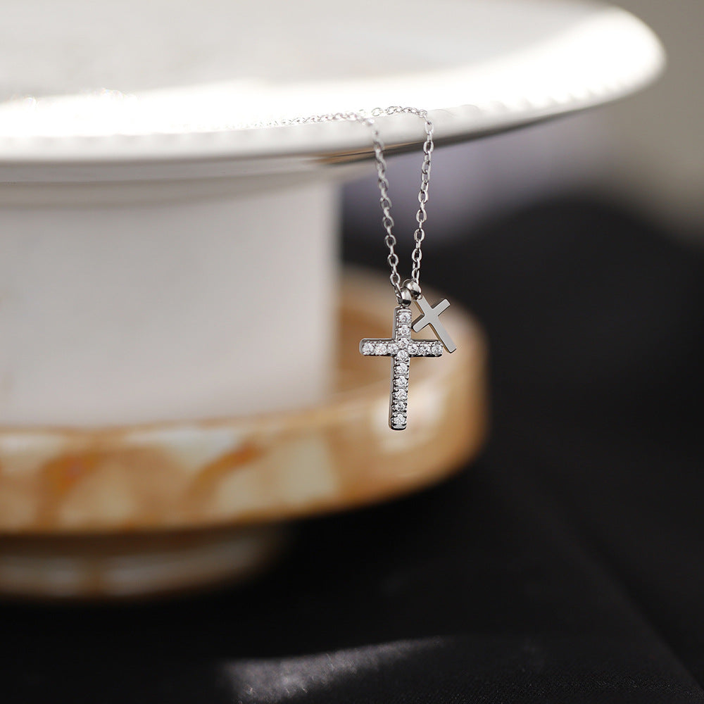 Silver Cross Necklace