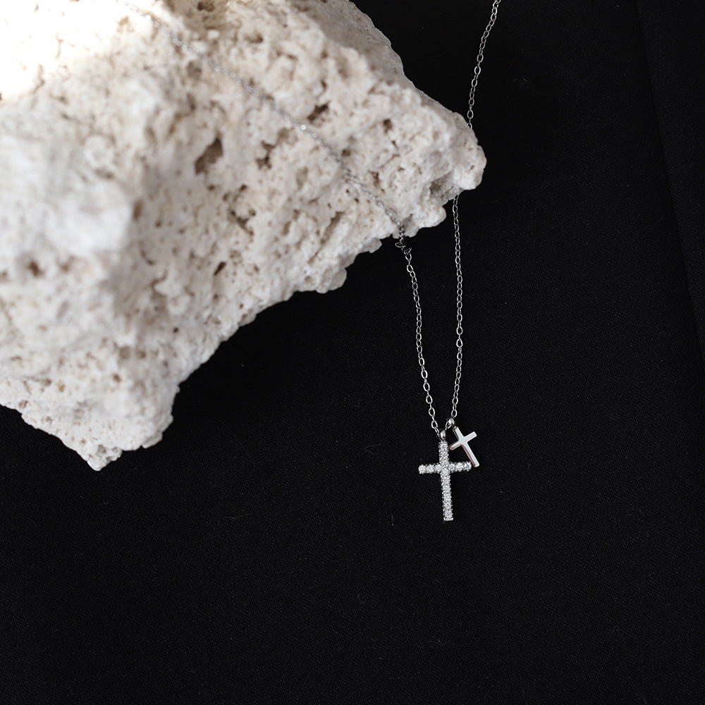 Silver Cross Necklace