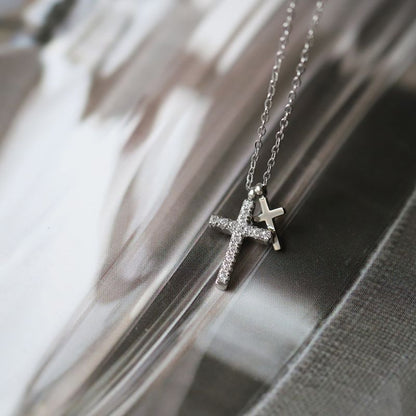 Silver Cross Necklace