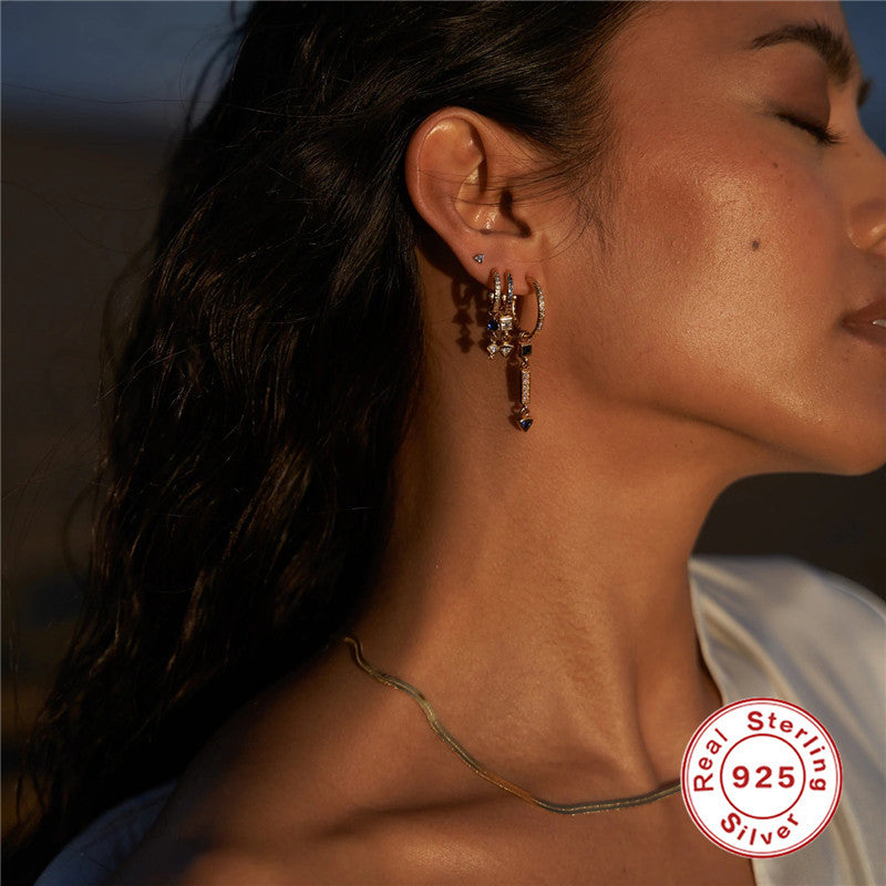 Blue Royale | Sterling Silver Earring Charms
