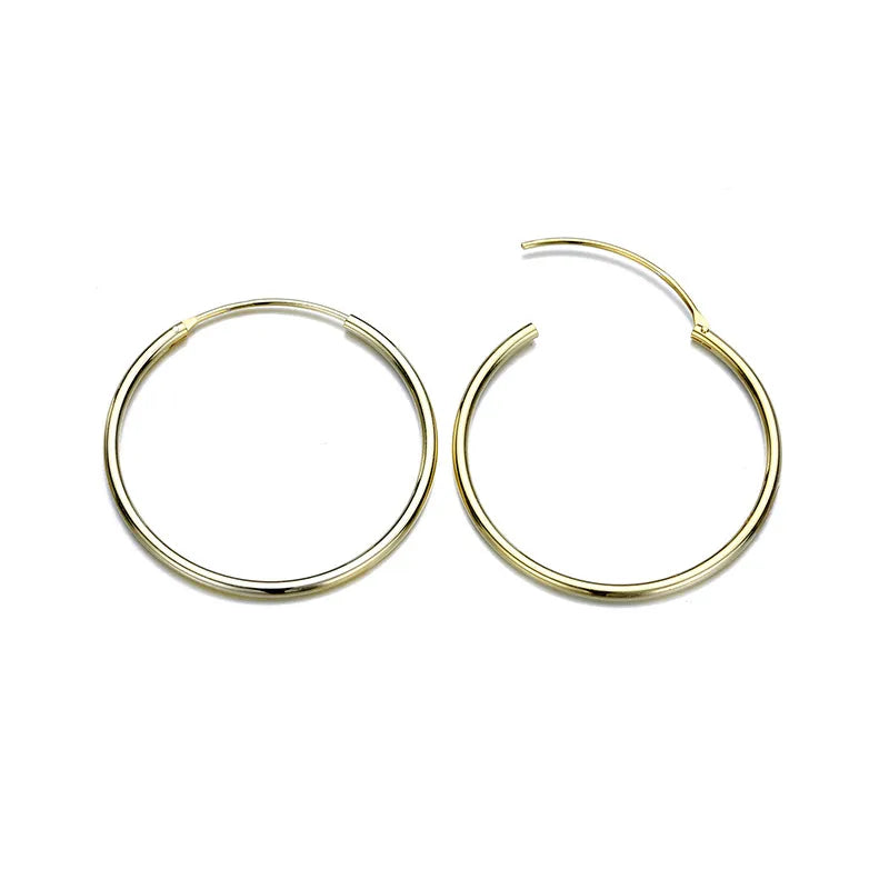 25mm Super Skinny Hoop Earrings