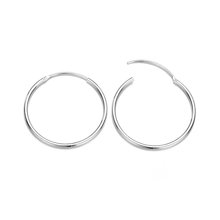 25mm Super Skinny Hoop Earrings