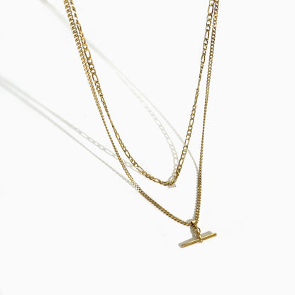 T-Bar Duo Necklace