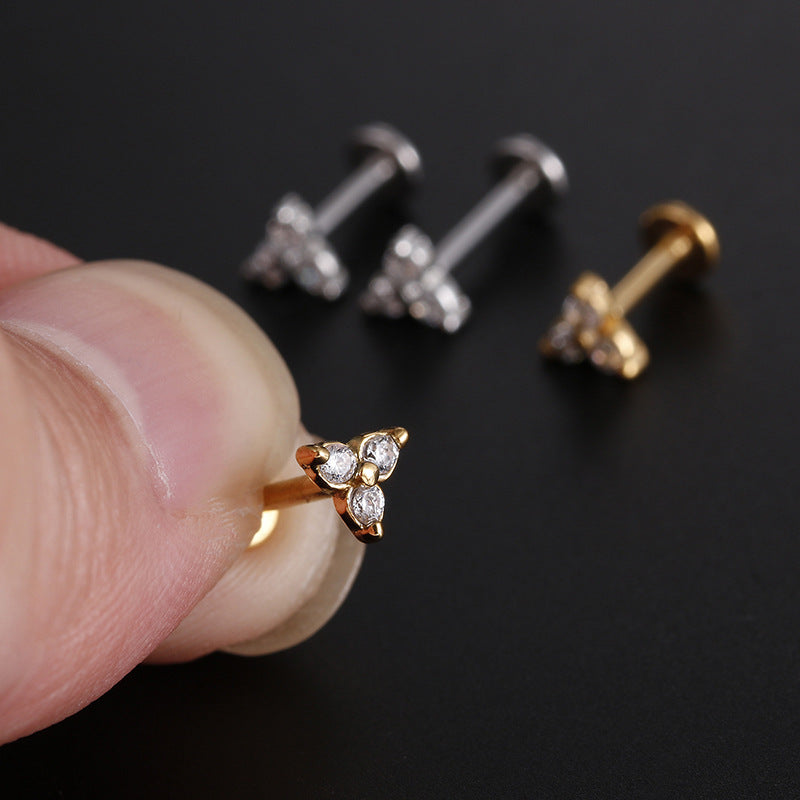 Three Little Gems | Flat Back Stud